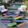 Machine Washable Indoor/Outdoor Cinead ACN1696 Black Rug