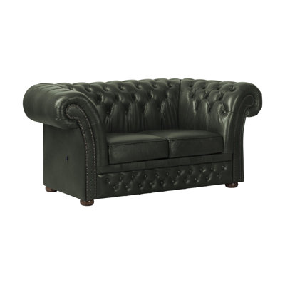 Tamberg 2 Seater Genuine Leather Loveseat