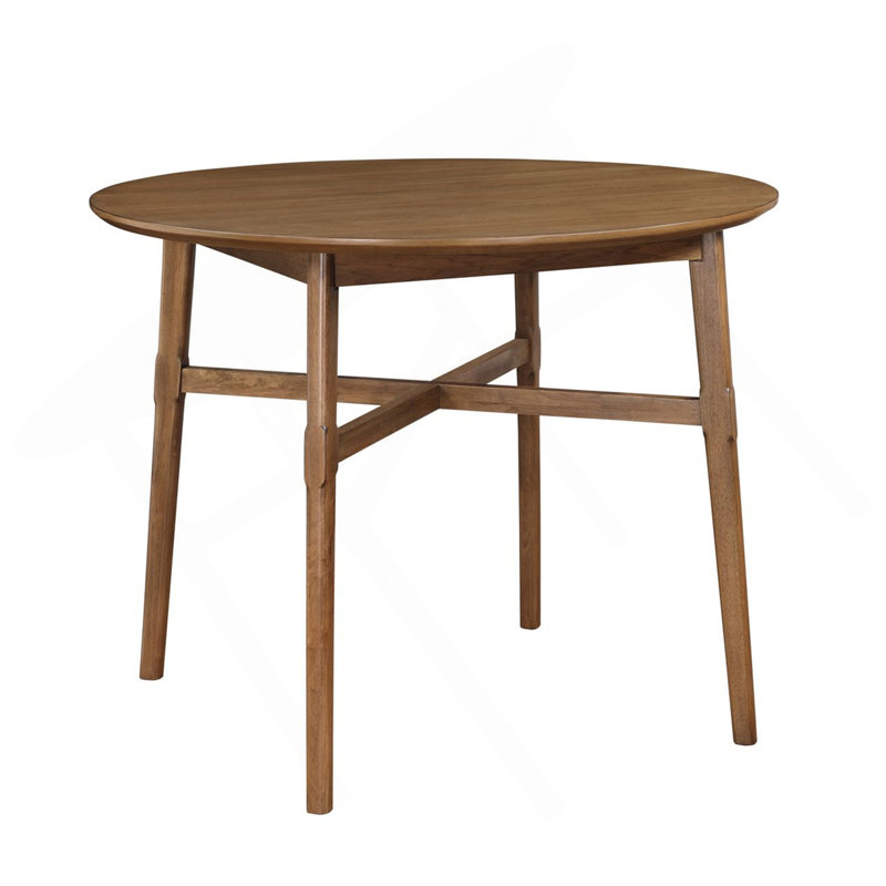 Oslo - Table de comptoir ronde - Brun foncé