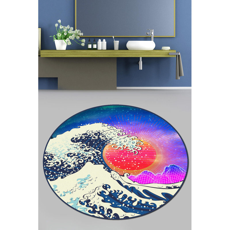 Tapis pour salle de bain Ege, L 79 po x L 79 po