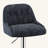 Upgraded Adjustable Swivel Bar Stools  -  Faux Leather & Fabric Upholstered Counter Height Stools with Chrome Base for Kitchen Island, Bar-1020420033