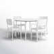 Farrah 47'' Round 4 - Person Outdoor Dining Set