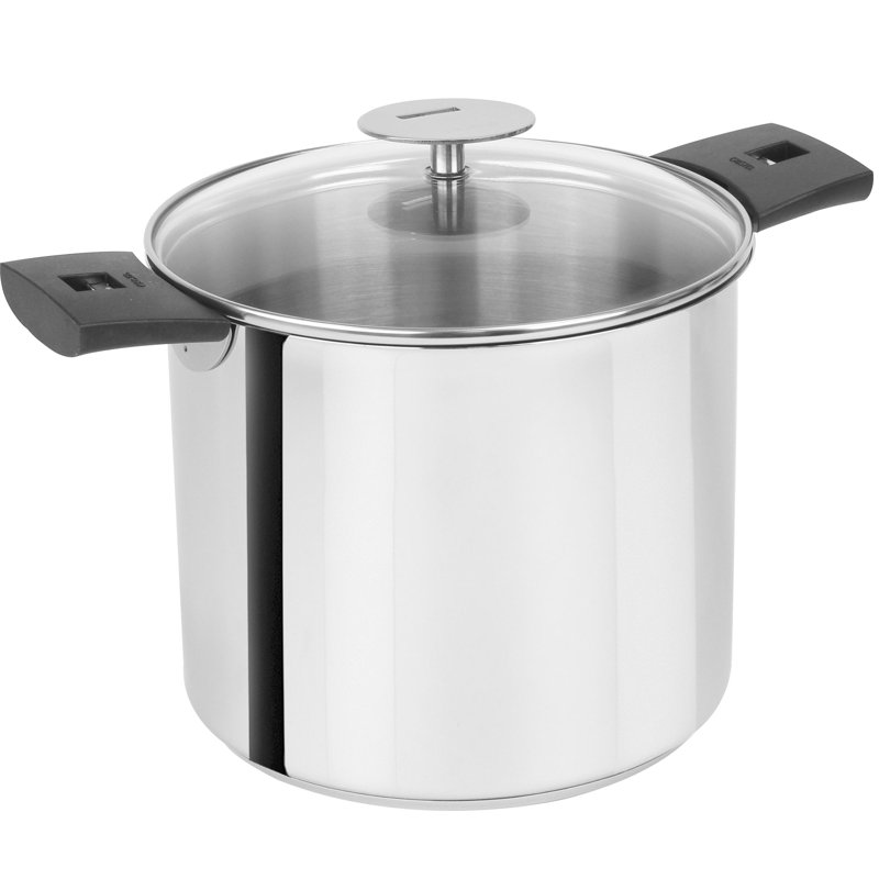 Cristel Casteline Stainless Steel Stock Pot, 7.5 qts.