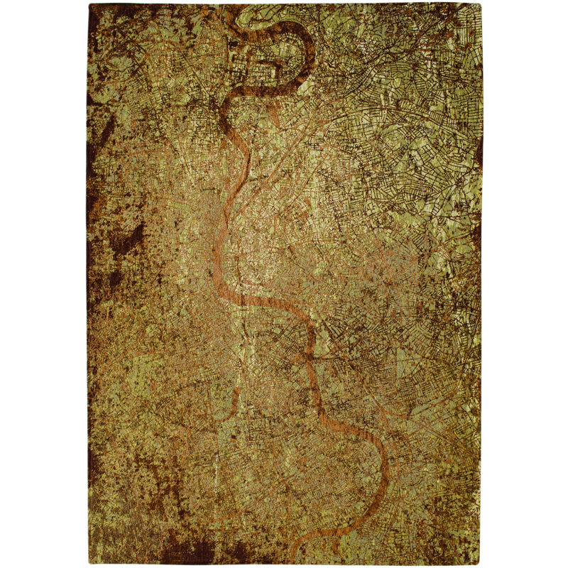 Abstract Recycled P.E.T Area Rug, Rectangle 100 x 140cm