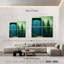Kelan porte bleue dans le vert-109141171