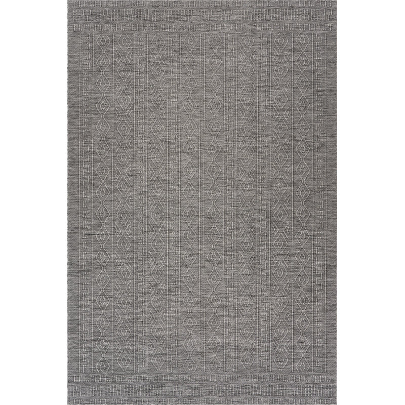  Tapis intérieur / extérieur Torira, Grey, Rectangle 8'6'' x 11'6''