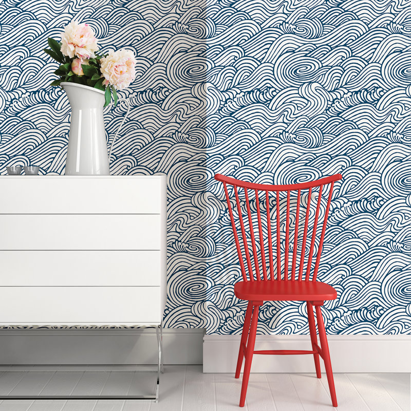  Rouleau de papier peint L 33 pi x l 20,5 po, Gris