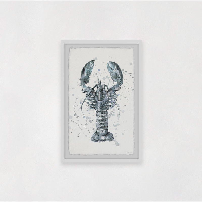«Mighty Grey Lobster», reproduction encadrée, H 24 po x l 16 po x P 1,5 po