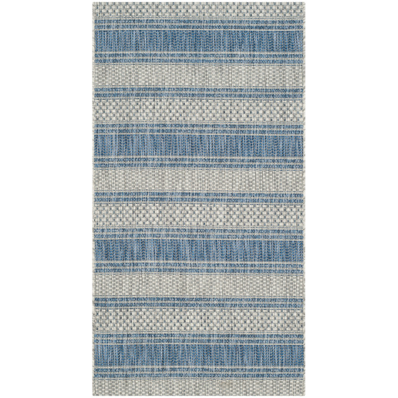 Burnsville Performance Striped Indoor/Outdoor Area Rug, Rectangle 8' x 11'
