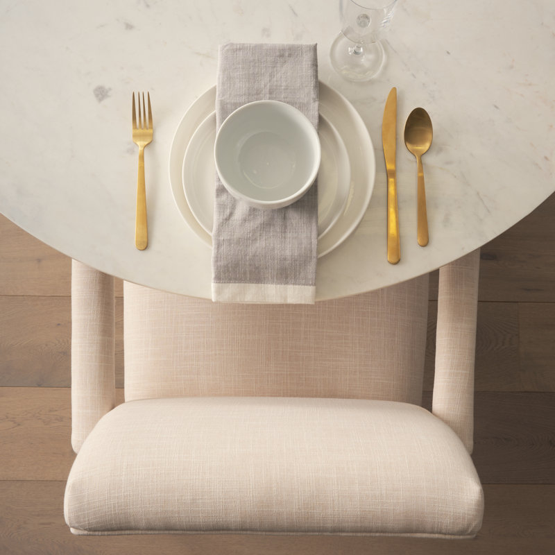 Visalia Upholstered Arm Chair, Cream