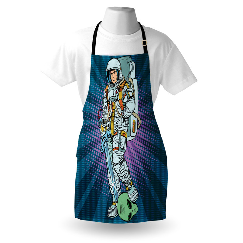 No Pattern Bib Apron
