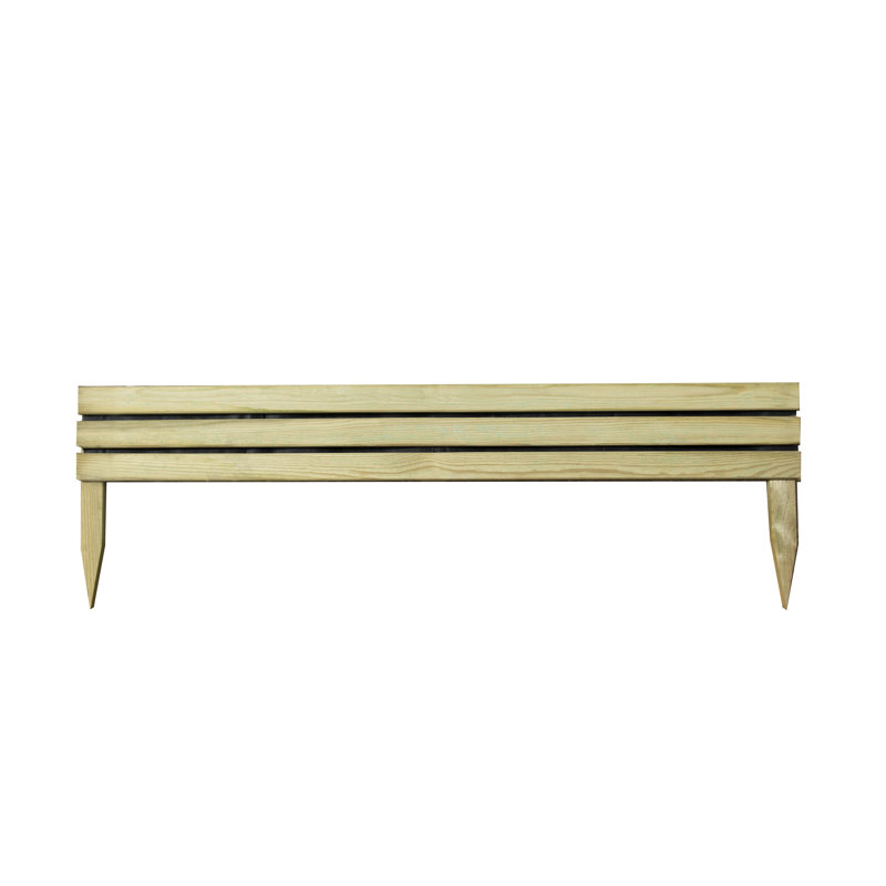 15.5cm H x 120cm W x 2.5cm D Edging