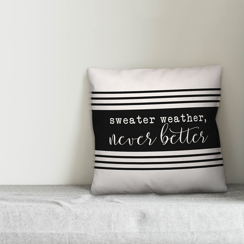 Striped Throw Pillow, 16" x 16"