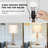27.5'' Boho Coastal Glass Touch Control Table Lamps with Night Light and USB Ports-1644038487