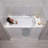 Ella Capri 30"x52" Acrylic Soaking Walk-In-Bathtub, Right Outward Swing Door, 5 Piece Fast Fill Faucet, 2" Dual Drain-106536064