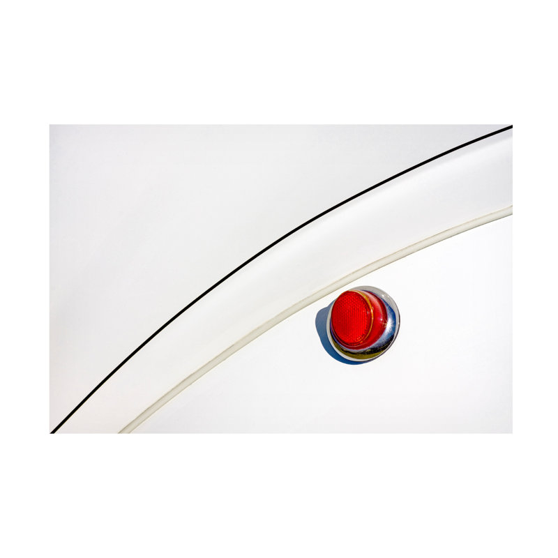 Art sur toile, bolle rouge, Rolf Endermann, H 16 po x l 24 po