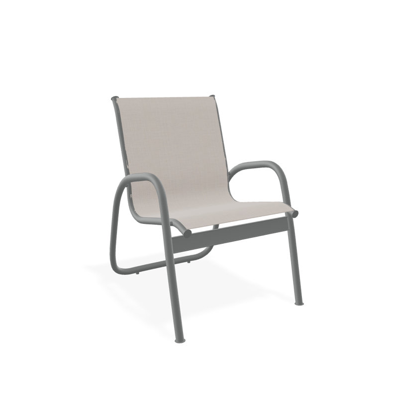 Fauteuil de patio Gardenella, Graphite texturé, Naturel