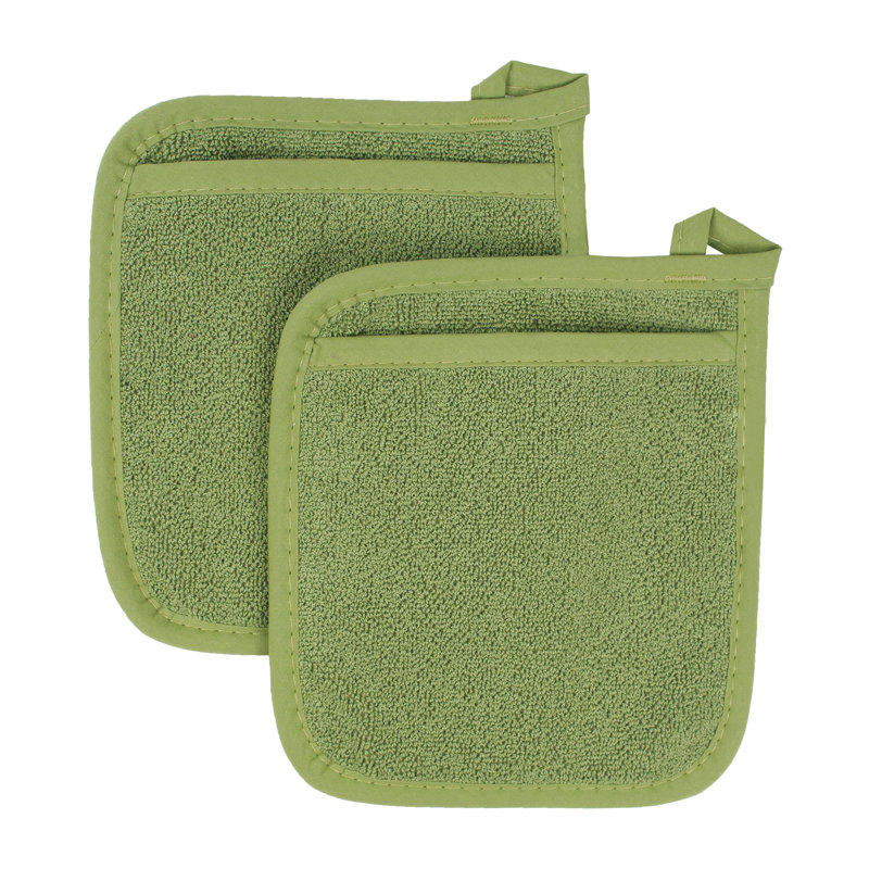 RITZ Cotton Potholder Set, Cactus