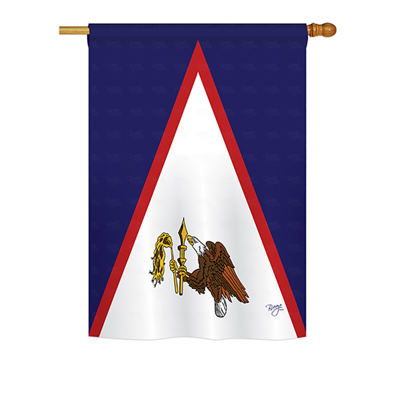 Double Sided Polyester House Flag, 18.5" H x 13" W