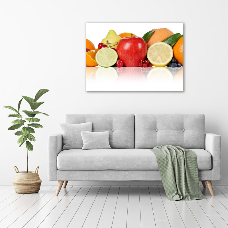 Colourful Fruits - Wrapped Canvas Print