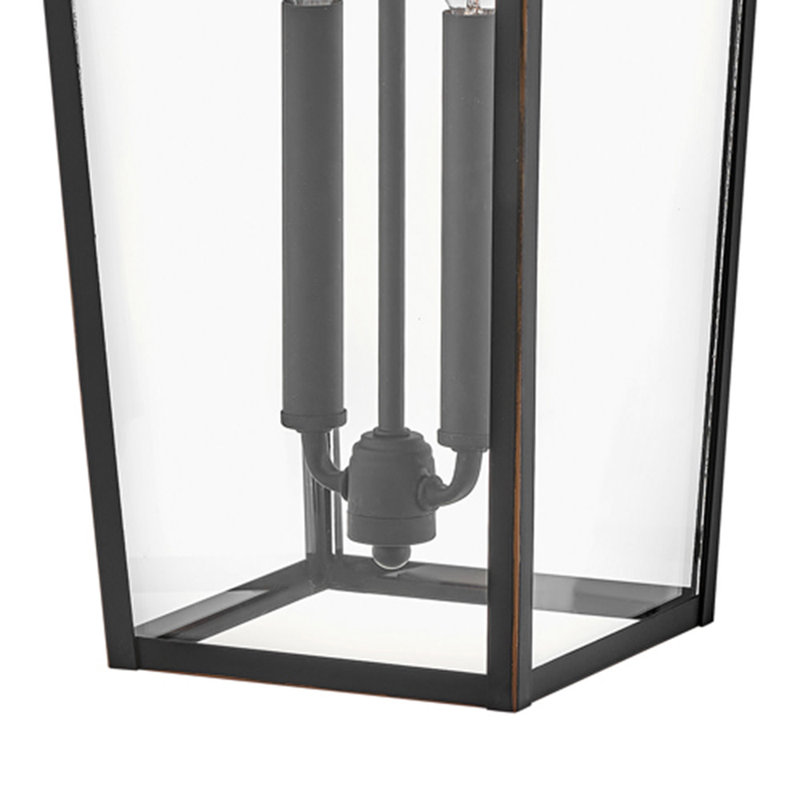 Alford Place 2-Light Outdoor Tall Wall Mount Lantern, Oil Rubbed Bronze