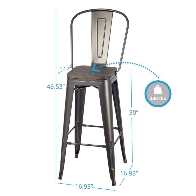 Tabouret de bar 30 po Bosse