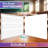 2 Pack Dry Erase Music Staff Lap Whiteboard 9"x12" L Write Musical Notes And More (double Sided White Board)