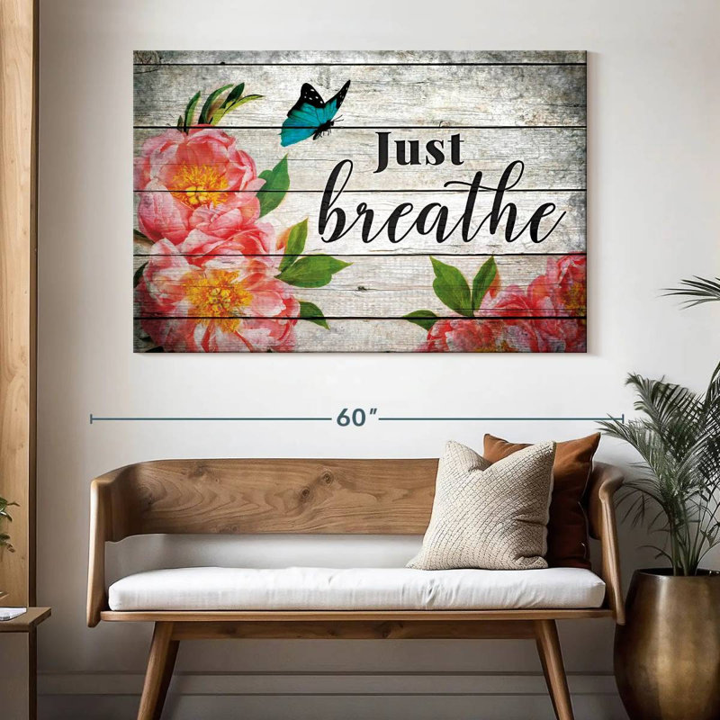 Tergel Just Breathe Zen VII, 34" H x 51" W