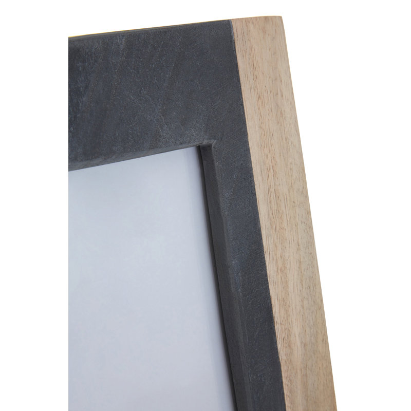 Black Solid Wood Picture Frame, Brown, 5" x 7"