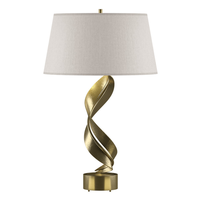 Folio 25.1" Table Lamp, Flax, Bronze