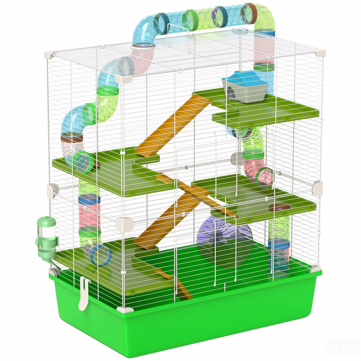 Curated visual reference: Visual Reference: Ebern Designs Extra Large 23 Hamster Cage With Tubes And