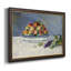 Nature morte avec pêche et raisins, toile de qualité supérieure, prête à être accrochée-1922895312