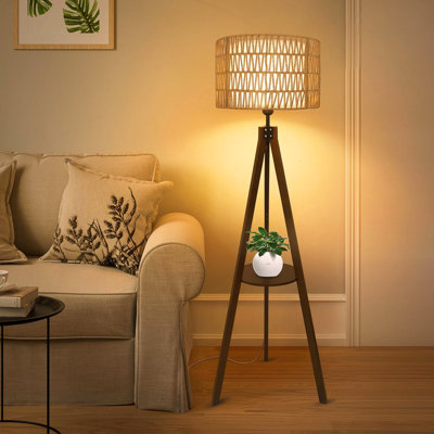 Lampe trépied Boho