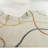 Fliri Cream/Orange/Yellow Abstract Shag Area Rug-1782367845