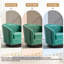 75.2Cm Wide Tufted Swivel Barrel Chair-914459163