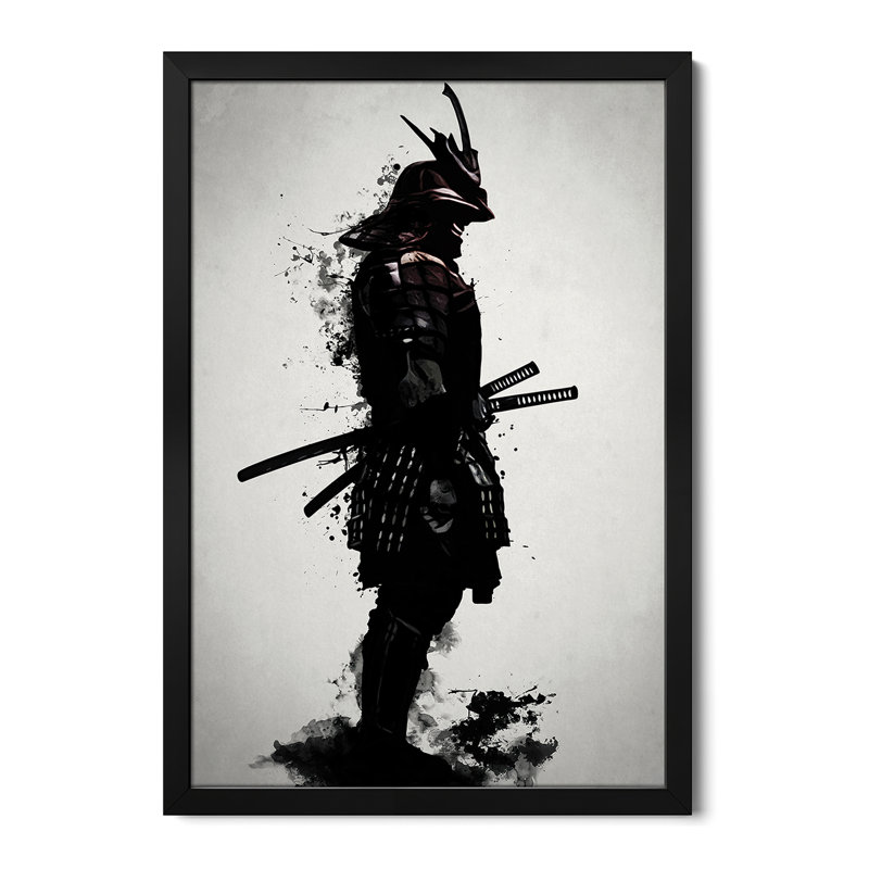 Armoured Samurai, affiche encadrée de qualité supérieure par Nicklas Gustafsson, H 24 po x l 16 po