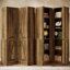 Armoire d'appoint de coin autoportante 66,93 po Lucinda