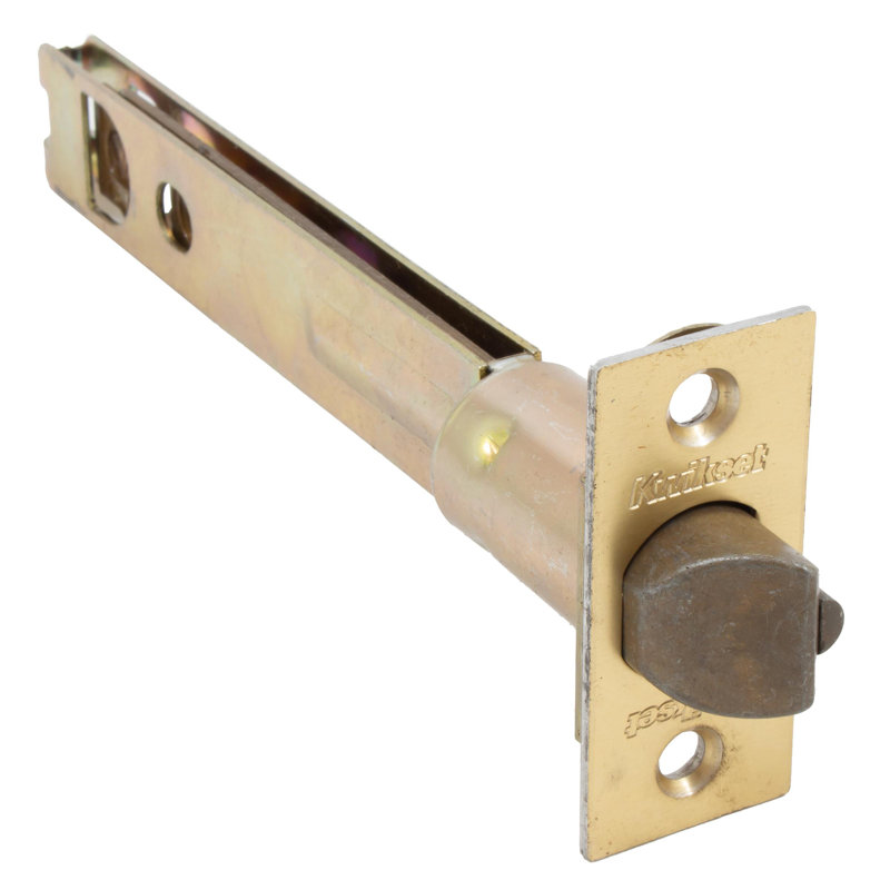 Kwikset Square Deadbolt Back Plate, Polished Brass