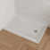 DeerValley  Single Threshold Shower Base in White, Left or Right Location