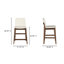 Tabouret de comptoir Anrey en PVC blanc-106893893-118865716