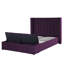 Baggs Upholstered Velvet Footboard Storage Bed