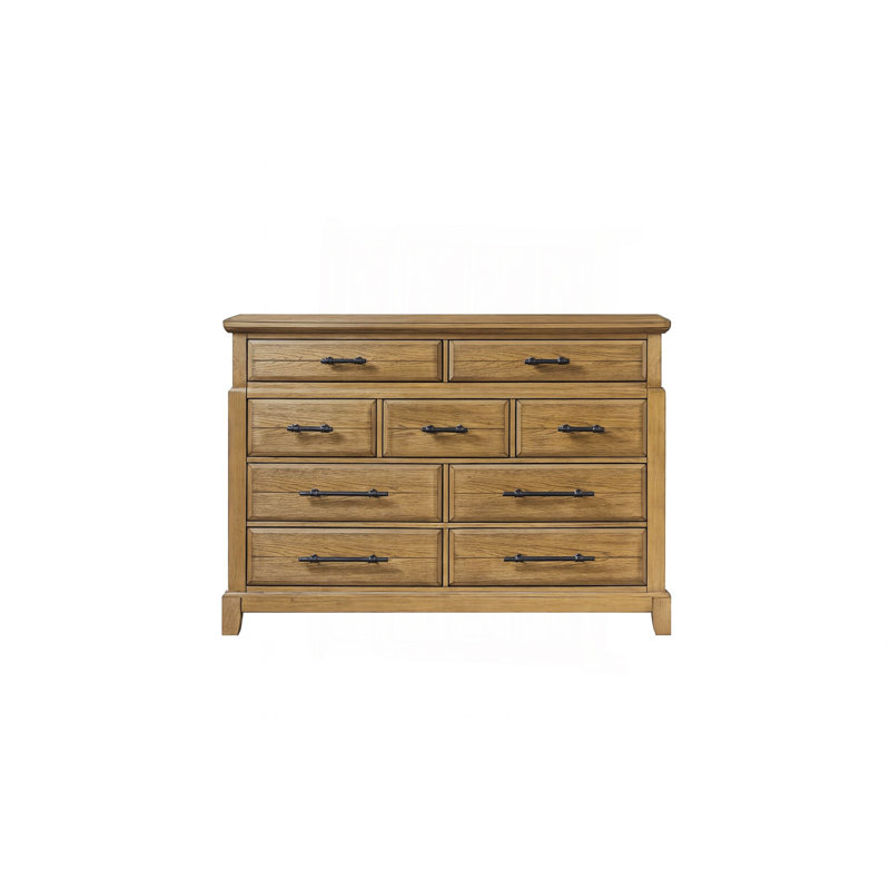 Commode 9 tiroirs - Finition caramel