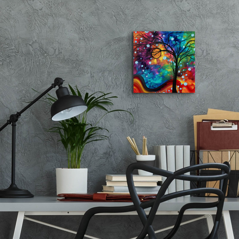 Red Barrel Studio® «Winter Cold» par Megan Duncanson, art mural en verre acrylique, ACR-43295, H 12 po x l 12 po x P 0,13 po