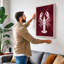 Heraldic Lobster Art Deco - Wrapped Canvas-1449057337-1449057339