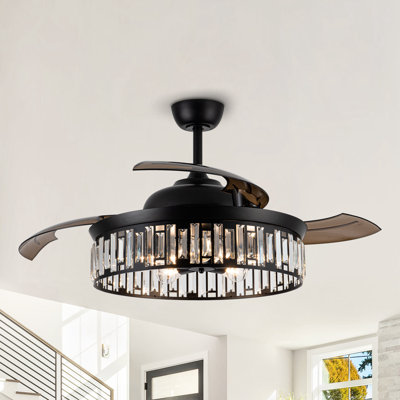 Ventilateur de plafond 52 po avec ensemble d'éclairage Loreen