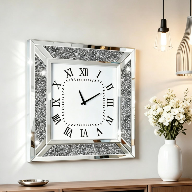 60 cm Glass Wall Clock