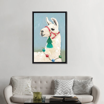 «Painted Llama I» par Jade Reynolds - reproduction