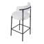 Counter Stool with Metal Frame
