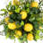 Lemons and Vine Topiary in a Stone Planter
