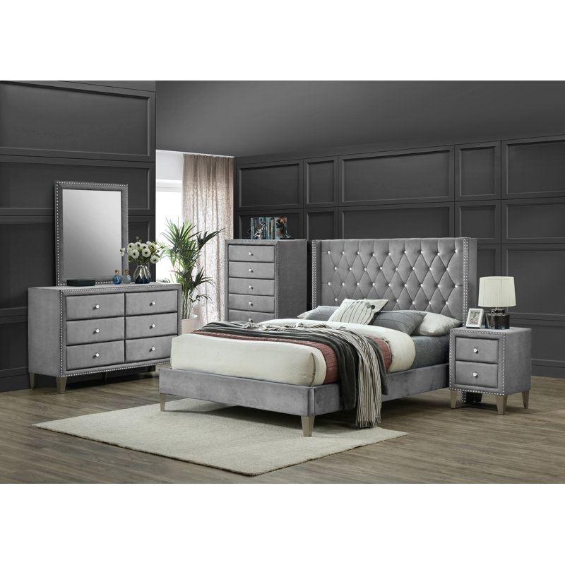 Ensemble de chambre avec lit-bateau 5 pièces